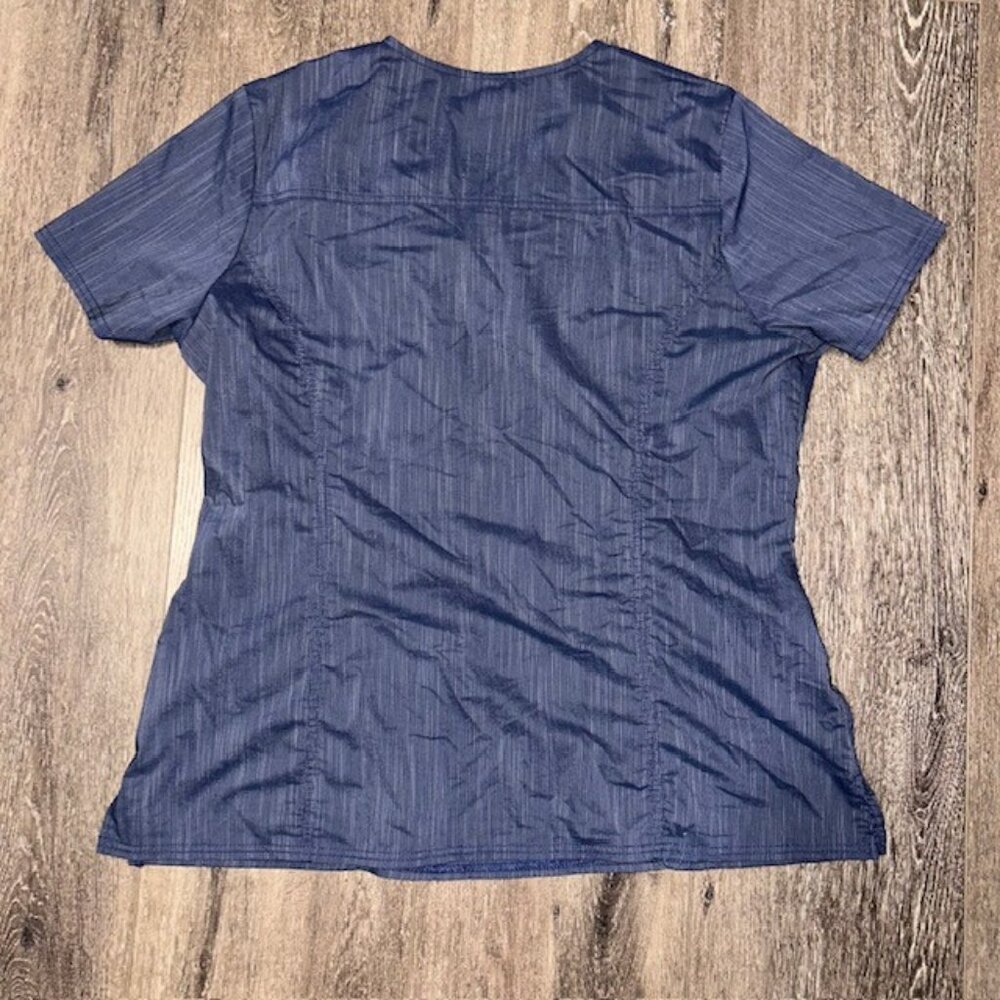 Pewter Dickies Scrubs Advance Unisex V Neck 3 Pocket Top DK695 Pants DK165 Sz XL - Picture 4 of 8
